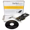 Karta PCIe StarTech.com z 4 portami USB 3.0 i 4 dedykowanymi kanałami 5 Gb/s (USB 3.1 Gen 1) - UASP - zasilanie SATA / LP4 - karta adaptera PCI Express