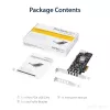 Karta PCIe StarTech.com z 4 portami USB 3.0 i 4 dedykowanymi kanałami 5 Gb/s (USB 3.1 Gen 1) - UASP - zasilanie SATA / LP4 - karta adaptera PCI Express