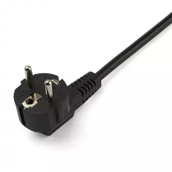 StarTech.com Przewód zasilający Y do komputera, 2 m, 18AWG, EU Schuko na 2x C13, 10 A 250 V, czarny zamienny przewód zasilający AC, kabel zasilający do drukarki, kabel do zasilacza PC, kabel zasilający do monitora – z listą UL