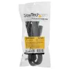 StarTech.com Przewód zasilający Y do komputera, 2 m, 18AWG, EU Schuko na 2x C13, 10 A 250 V, czarny zamienny przewód zasilający AC, kabel zasilający do drukarki, kabel do zasilacza PC, kabel zasilający do monitora – z listą UL