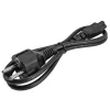StarTech.com 1m (3ft) Przewód zasilający do laptopa, EU Schuko do C5, 2.5A 250V, 18AWG, Przewód zamienny do notebooka / laptopa, Przewód do zasilacza, Kabel ładowarki do laptopa, Przewód zasilający listek koniczyny / Myszka Miki