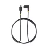 StarTech.com 1,8 m (6ft) Kabel ładujący USB C kątowy - 60W PD 3A - Wytrzymały kabel USB-C szybkiego ładowania - Czarny USB 2.0 Type-C - Wzmocniony włóknem aramidowym - Przewód ładujący USB