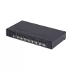 StarTech.com 8-portowy przełącznik KVM DisplayPort z zestawem montażowym do szafy 1U, 4K 60 Hz DP 1.2, przełączanie przyciskowe i skrótami klawiszowymi, 4-portowy hub USB, niezależny od systemu operacyjnego, zgodny z TAA
