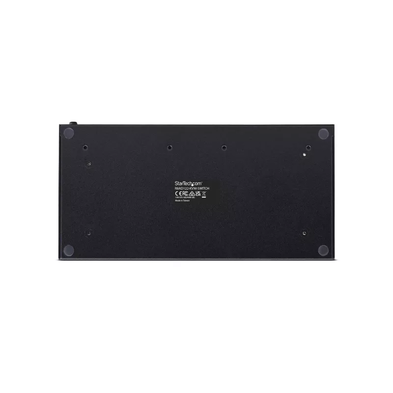 StarTech.com 8-portowy przełącznik KVM DisplayPort z zestawem montażowym do szafy 1U, 4K 60 Hz DP 1.2, przełączanie przyciskowe i skrótami klawiszowymi, 4-portowy hub USB, niezależny od systemu operacyjnego, zgodny z TAA