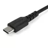StarTech.com 1m kabel ładujący USB C - Wytrzymały szybkie ładowanie i synchronizacja USB 2.0 Type C do USB C przewód do ładowania laptopa - Osłona TPE włókno aramidowe M/M 60W Czarny - Samsung S10 S20 iPad Pro MS Surface