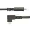 Kabel StarTech.com 2 m USB-C, kątowy, USB 5 Gb/s, Power Delivery 100 W (5 A), 4K 60 Hz DP Alt Mode, wytrzymały przewód USB-C – zgodny z Thunderbolt