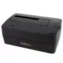 Stacja dokująca StarTech.com Single Bay USB 3.0 do SATA, dok do dysków twardych USB 3.0 (5 Gb/s), zewnętrzna stacja dokująca 2.5/3.5 cala SATA I/II/III HDD/SSD, zatoka na dysk twardy ładowana od góry