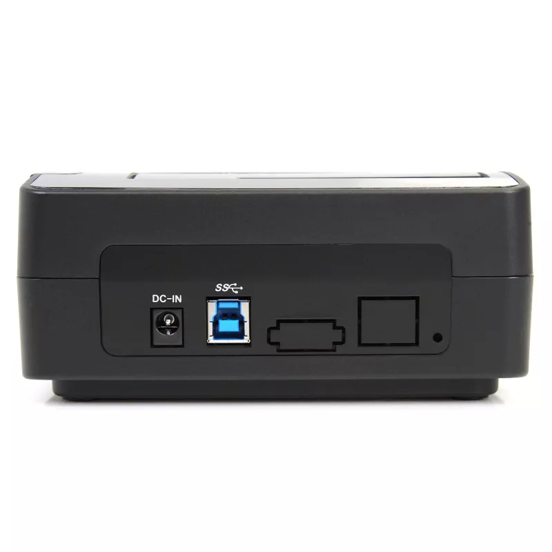 Stacja dokująca StarTech.com Single Bay USB 3.0 do SATA, dok do dysków twardych USB 3.0 (5 Gb/s), zewnętrzna stacja dokująca 2.5/3.5 cala SATA I/II/III HDD/SSD, zatoka na dysk twardy ładowana od góry