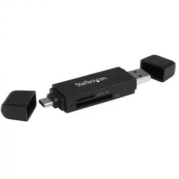 StarTech.com Czytnik/zapis kart pamięci USB 3.0 dla kart SD i microSD – USB-C i USB-A
