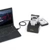StarTech.com Stacja dokująca dwukieszeniowa USB 3.2 Gen 2 do SATA, USB 10 Gb/s, zewnętrzna do dysków 2,5/3,5 inch SATA I/II/III SSD/HDD, Hot-Swap, górne ładowanie