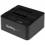 StarTech.com Samodzielny duplikator dysków twardych, dwukieszeniowy kloner/kopiarka HDD/SSD, stacja dokująca USB 3.1 (10 Gb/s) do SATA III HDD/SSD, stacja dokująca do kopiowania dysków twardych, kloner dysków twardych