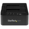 StarTech.com Samodzielny duplikator dysków twardych, dwukieszeniowy kloner/kopiarka HDD/SSD, stacja dokująca USB 3.1 (10 Gb/s) do SATA III HDD/SSD, stacja dokująca do kopiowania dysków twardych, kloner dysków twardych