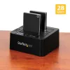 StarTech.com Samodzielny duplikator dysków twardych, dwukieszeniowy kloner/kopiarka HDD/SSD, stacja dokująca USB 3.1 (10 Gb/s) do SATA III HDD/SSD, stacja dokująca do kopiowania dysków twardych, kloner dysków twardych