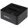 StarTech.com Samodzielny duplikator dysków twardych, dwukieszeniowy kloner/kopiarka HDD/SSD, stacja dokująca USB 3.1 (10 Gb/s) do SATA III HDD/SSD, stacja dokująca do kopiowania dysków twardych, kloner dysków twardych