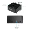 StarTech.com Samodzielny duplikator dysków twardych, dwukieszeniowy kloner/kopiarka HDD/SSD, stacja dokująca USB 3.1 (10 Gb/s) do SATA III HDD/SSD, stacja dokująca do kopiowania dysków twardych, kloner dysków twardych