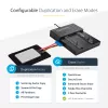 StarTech.com Samodzielny duplikator i kasownik M.2 SATA i M.2 NVMe - Kloner/Wiper HDD/SSD dla M.2 PCIe AHCI/NVMe, M.2 SATA, dysków SATA 2.5/3.5 cala - Zewnętrzny kasownik/duplikator dysków twardych, TAA