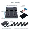 StarTech.com Samodzielny duplikator i kasownik M.2 SATA i M.2 NVMe - Kloner/Wiper HDD/SSD dla M.2 PCIe AHCI/NVMe, M.2 SATA, dysków SATA 2.5/3.5 cala - Zewnętrzny kasownik/duplikator dysków twardych, TAA