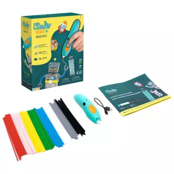 3Doodler Start Plus długopis 3D 0.77 mm Turkus, żółty