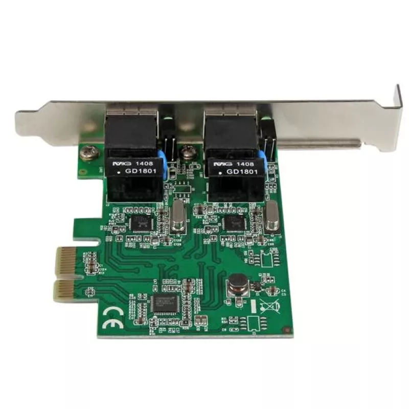 StarTech.com Karta sieciowa serwerowa z dwoma portami Gigabit PCI Express – karta sieciowa PCIe