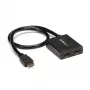 StarTech.com 4K HDMI 2-Port Video Splitter – rozgałęźnik HDMI 1x2 – zasilany przez USB lub zasilacz – 4K 30 Hz
