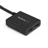 StarTech.com 4K HDMI 2-Port Video Splitter – rozgałęźnik HDMI 1x2 – zasilany przez USB lub zasilacz – 4K 30 Hz