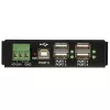 StarTech.com 4-portowy hub USB 2.0 - Metalowy przemysłowy hub USB-A - Hub USB do montażu na szynie DIN, ścianie lub biurku - Zgodny z TAA ekspander USB