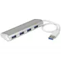 StarTech.com 4-portowy hub USB, USB A na 4x porty USB-A, USB 5 Gb/s, wytrzymała konstrukcja, zasilany magistralowo, przenośny hub USB 3.0 do laptopa
