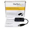 StarTech.com Portable 4 Port SuperSpeed Mini USB 3.0 Hub - Czarny~Portable 4 Port SuperSpeed Mini USB 3.0 Hub - 5Gbps - Czarny