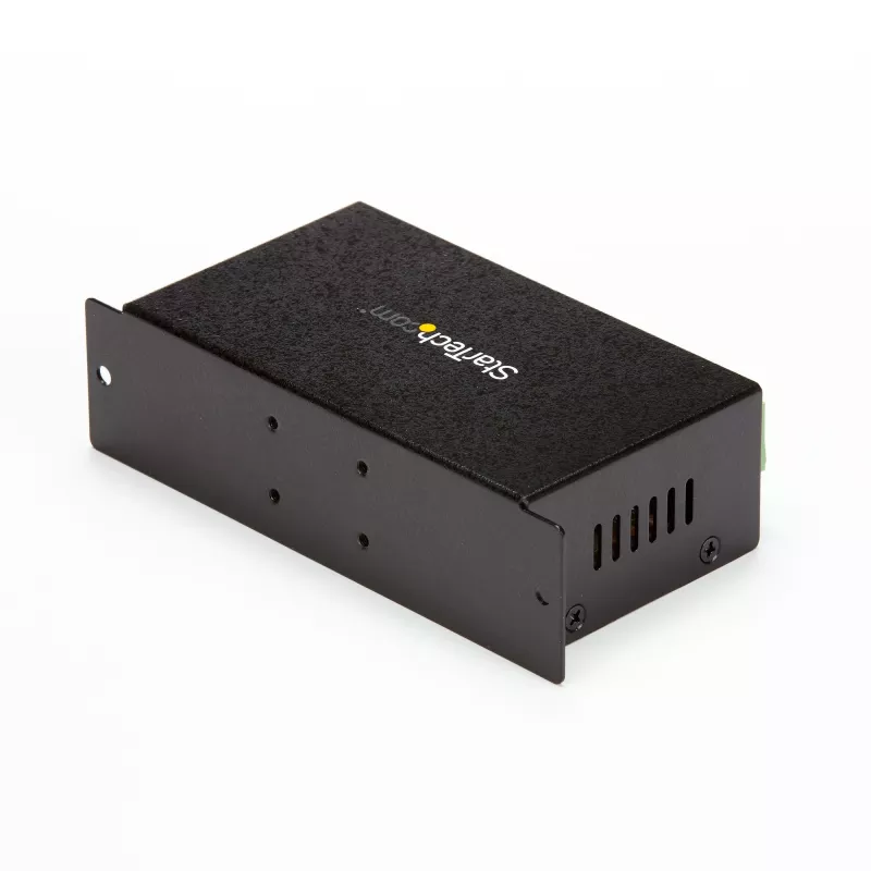 StarTech.com 7-portowy hub USB 2.0 - Metalowy przemysłowy hub USB-A z ochroną ESD i ochroną przeciwprzepięciową 350 W - Montaż na szynie DIN, ścianie lub biurku - Zgodny z TAA rozszerzacz USB
