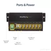 StarTech.com 7-portowy hub USB 2.0 - Metalowy przemysłowy hub USB-A z ochroną ESD i ochroną przeciwprzepięciową 350 W - Montaż na szynie DIN, ścianie lub biurku - Zgodny z TAA rozszerzacz USB