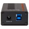 StarTech.com 7-portowy hub USB 3.0 - Obudowa metalowa do montażu na biurku lub ścianie~7-portowy hub USB 3.0 (5 Gb/s) - Obudowa metalowa do montażu na biurku lub ścianie