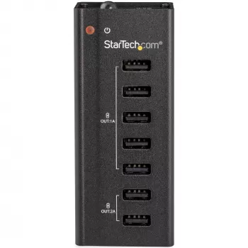 Stacja ładująca USB StarTech.com z 7 portami, 5x 1A i 2x 2A