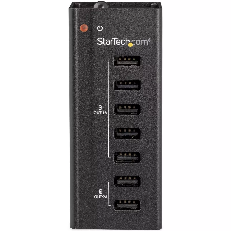 Stacja ładująca USB StarTech.com z 7 portami, 5x 1A i 2x 2A