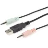 Przełącznik KVM StarTech.com 2-portowy DisplayPort - 4K 60Hz - Kompaktowy dwuportowy przełącznik KVM UHD DP 1.2 USB na pulpit z kablami 1,2 m i audio - zasilany przez magistralę i zdalne przełączanie - MacBook ThinkPad