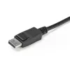 Przełącznik KVM StarTech.com 2-portowy DisplayPort - 4K 60Hz - Kompaktowy dwuportowy przełącznik KVM UHD DP 1.2 USB na pulpit z kablami 1,2 m i audio - zasilany przez magistralę i zdalne przełączanie - MacBook ThinkPad