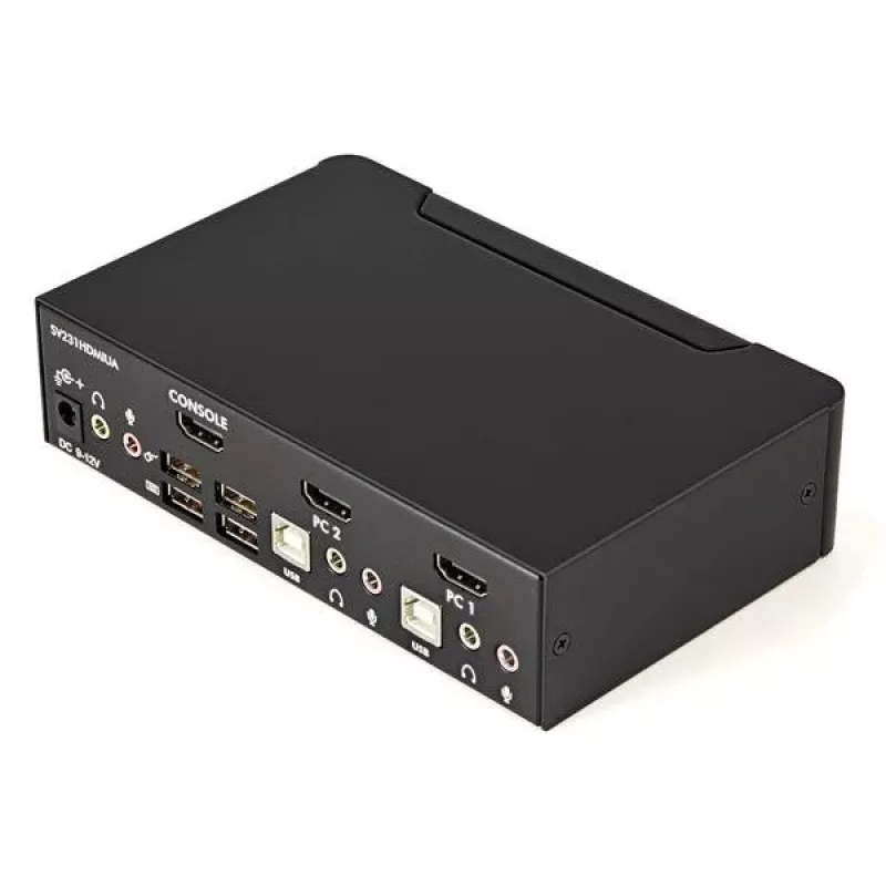 StarTech.com 2-portowy przełącznik KVM USB HDMI z dźwiękiem i hubem USB 2.0