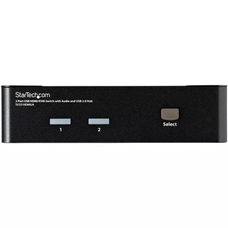 StarTech.com 2-portowy przełącznik KVM USB HDMI z dźwiękiem i hubem USB 2.0