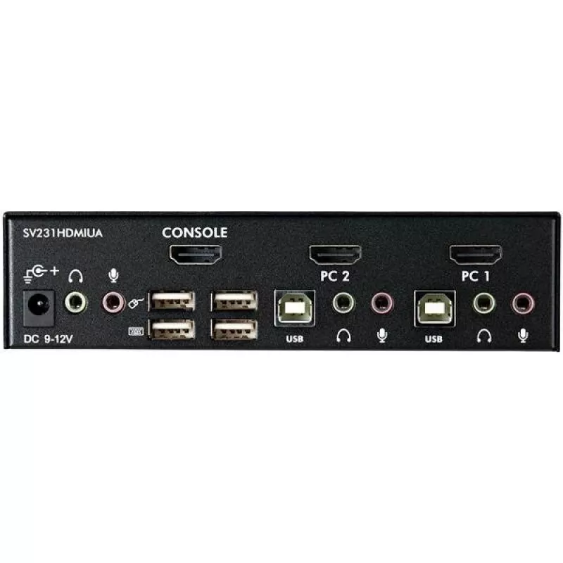 StarTech.com 2-portowy przełącznik KVM USB HDMI z dźwiękiem i hubem USB 2.0