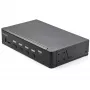 StarTech.com 4-portowy przełącznik HDMI KVM – pojedynczy monitor 4K 60 Hz Ultra HD HDR – biurkowy przełącznik KVM HDMI 2.0 z 2-portowym hubem USB 3.0 (5 Gb/s) i 4x USB 2.0 HID, audio – przełączanie skrótami klawiszowymi – TAA