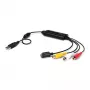 StarTech.com Kabel przejściówki do przechwytywania wideo USB - S-Video/Composite do USB 2.0 – urządzenie do przechwytywania wideo SD – obsługa TWAIN – konwerter analogowo-cyfrowy do przechowywania multimediów – tylko Windows