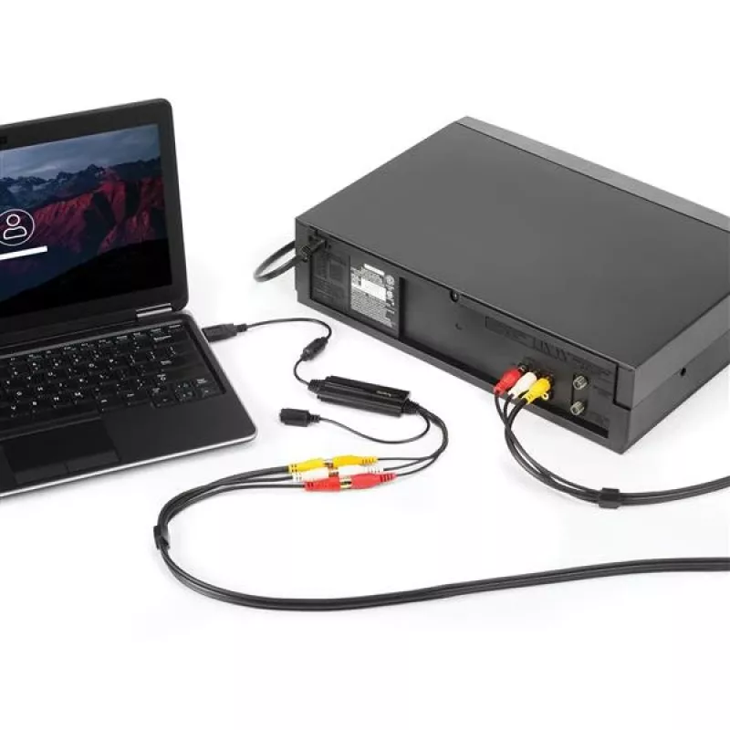 StarTech.com Kabel przejściówki do przechwytywania wideo USB - S-Video/Composite do USB 2.0 – urządzenie do przechwytywania wideo SD – obsługa TWAIN – konwerter analogowo-cyfrowy do przechowywania multimediów – tylko Windows