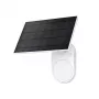 TP-Link Tapo Solar Panel SPEC: 5,2 V 2,5 W FUNKCJA: Port ładowania Type-C, Nieprzerwane zasilanie, Elastyczna instalacja solarna, Współpracuje z kamerą bateryjną, 4 m przewód ładujący (całkowity), Odporny na warunki atmosferyczne (IP65)