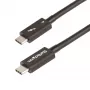 StarTech.com 1 m kabel Thunderbolt 4 - 40 Gb/s - 100 W PD - wideo 4K/8K - certyfikowany przez Intel kabel Thunderbolt - kompatybilny z USB4/Thunderbolt 3/USB 3.2/USB Type-C/DisplayPort