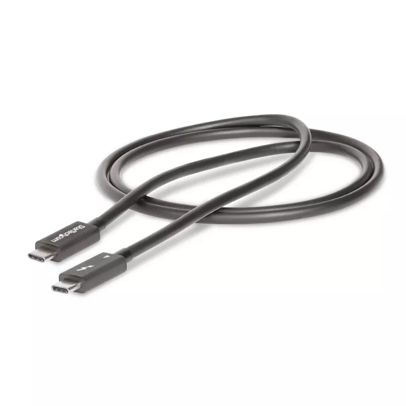 StarTech.com 1 m kabel Thunderbolt 4 - 40 Gb/s - 100 W PD - wideo 4K/8K - certyfikowany przez Intel kabel Thunderbolt - kompatybilny z USB4/Thunderbolt 3/USB 3.2/USB Type-C/DisplayPort