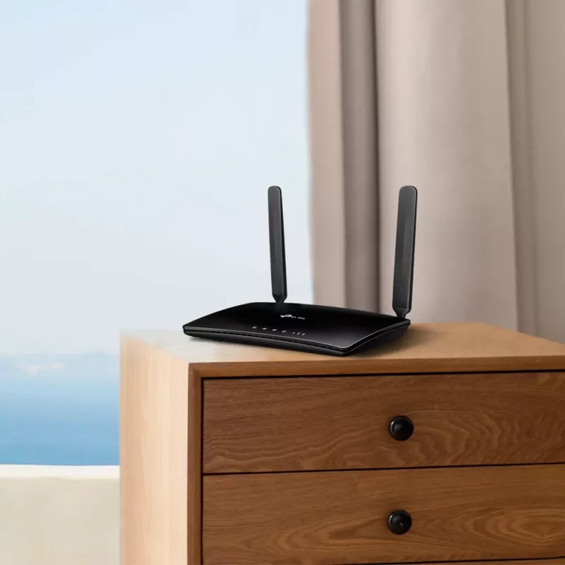 TP-Link TL-MR150 router bezprzewodowy Fast Ethernet Jednopasmowy (2,4 GHz) 4G Czarny