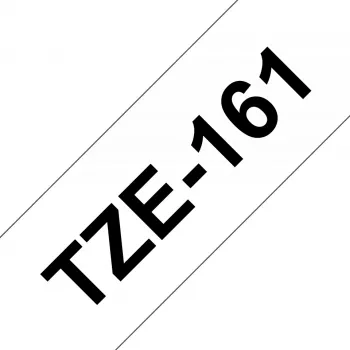 Taśma laminowana Brother TZe161 36mm Czarny na przezroczystym