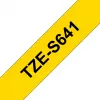 Taśma do etykietowania Brother TZE-S641 czarna na żółtej taśmie TZ