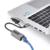 StarTech.com Adapter USB-C na Ethernet 2,5 GbE z konwerterem USB-A, kontroler NBASE-T NIC, sieć USB 3.0 Type-C 2,5/1 G, wiele prędkości, kompatybilny z Thunderbolt, Windows i Mac
