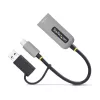 StarTech.com Adapter USB-C na Ethernet 2,5 GbE z konwerterem USB-A, kontroler NBASE-T NIC, sieć USB 3.0 Type-C 2,5/1 G, wiele prędkości, kompatybilny z Thunderbolt, Windows i Mac