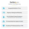 StarTech.com Adapter USB-C na Ethernet 2,5 GbE z konwerterem USB-A, kontroler NBASE-T NIC, sieć USB 3.0 Type-C 2,5/1 G, wiele prędkości, kompatybilny z Thunderbolt, Windows i Mac